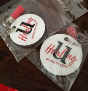 Healing Thru U Keychain
